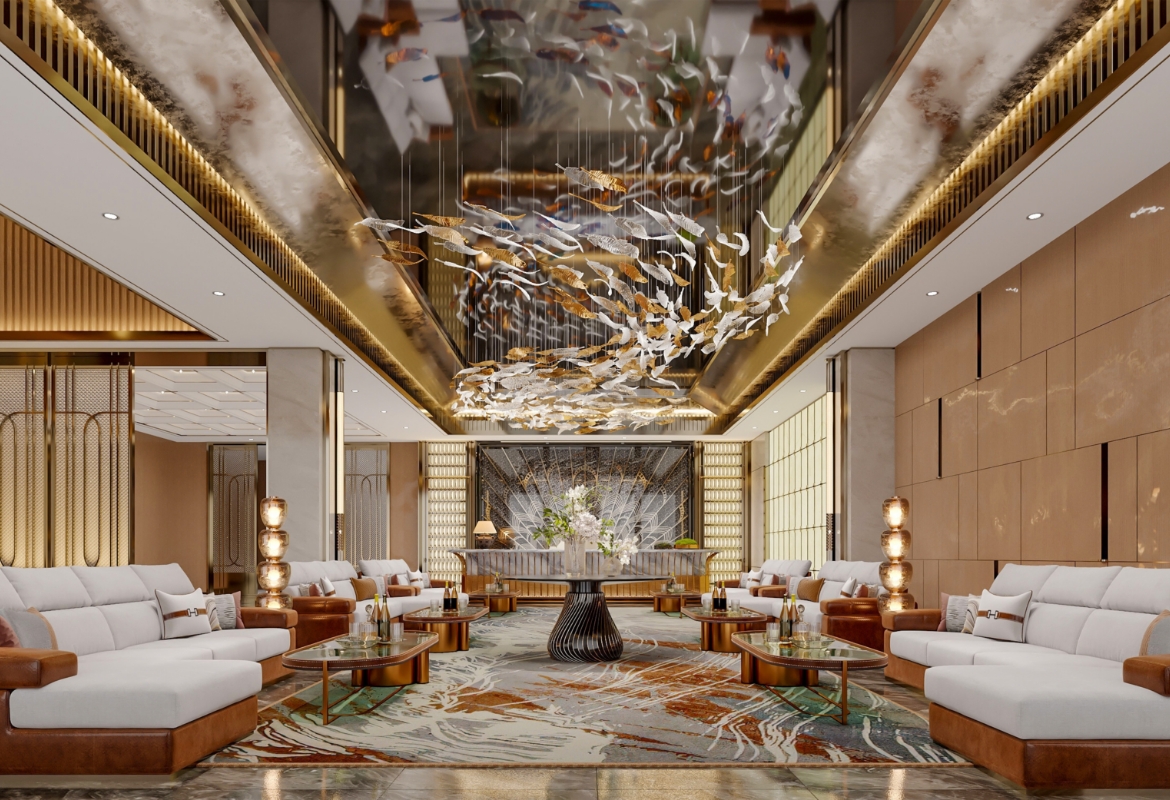 Luxurious & Opulent Living Room