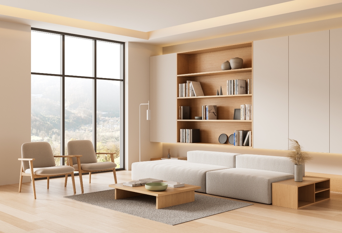 Trendy & Modern Living Room